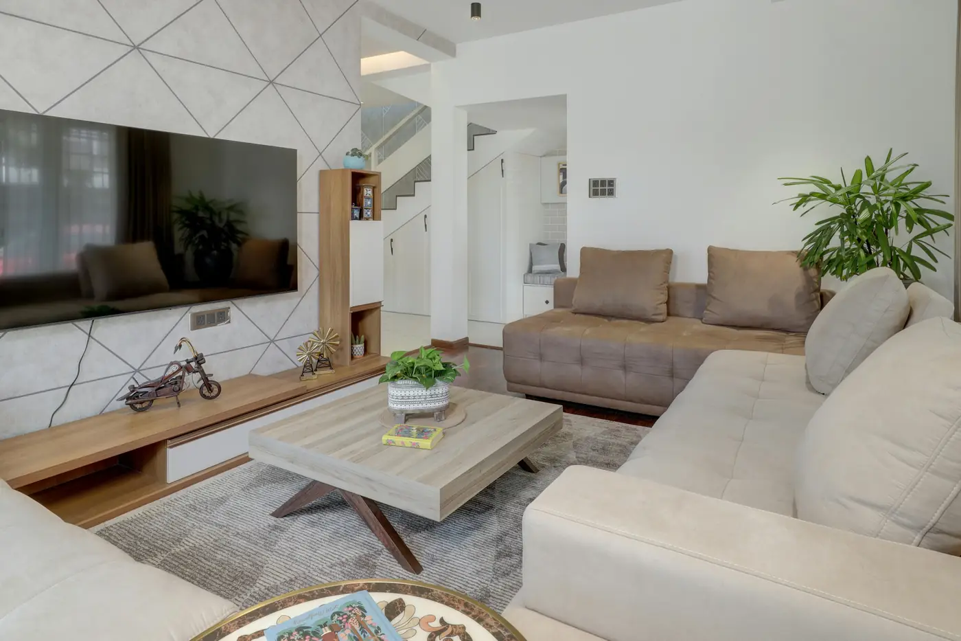 A bright, clean living room